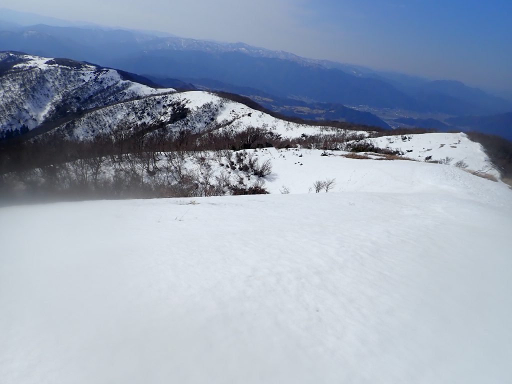 三十三間山　雪山２